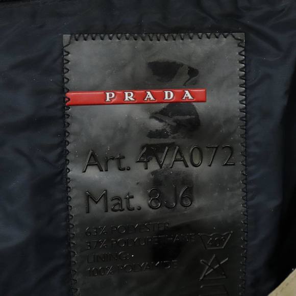 PRADA Sports Shoulder Bag Nylon Beige Auth bs18199 - Picture 10 of 16